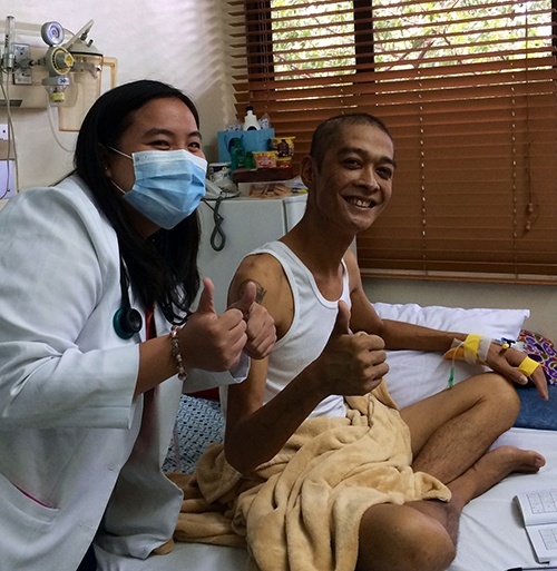 Dr. Tan with Joel IROG Garage Sale
