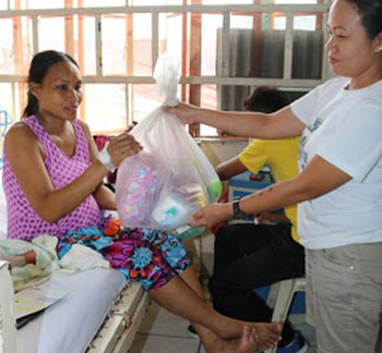 Gift Giving In San Marcelino Hospital 2015. 